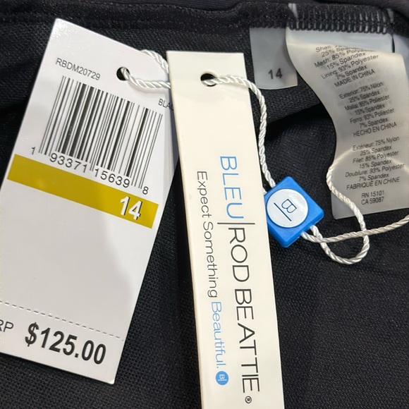 Bleu Rod Beattie Don’t Mesh With Me Plunge V Neckline One Piece - Picture 13 of 14